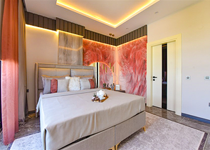 4+1 villa with modern design in the picturesque Kargicak area