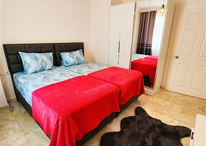 2+1 apartment 150 meters from the sea in a picturesque area of Mahmutlar