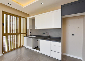 1+1 apartment in the green area of Kargicak