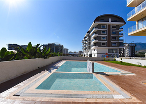 1+1 apartment in the green area of Kargicak