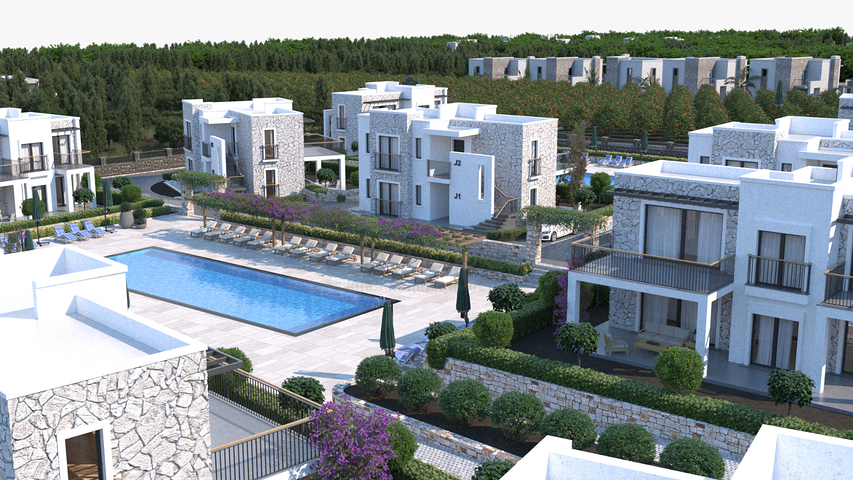 Luxury residences in the picturesque area of Turkbukyu