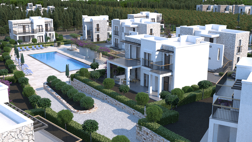 Luxury residences in the picturesque area of Turkbukyu