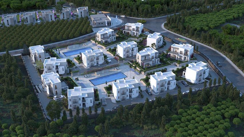 Luxury residences in the picturesque area of Turkbukyu
