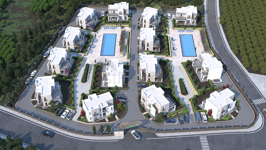 Luxury residences in the picturesque area of Turkbukyu