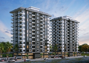 2+1 apartments in a new complex from a well-known developer in Mahmutlar.