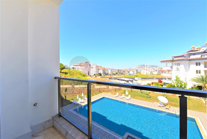 Apartment 1+1, in the Oba area.