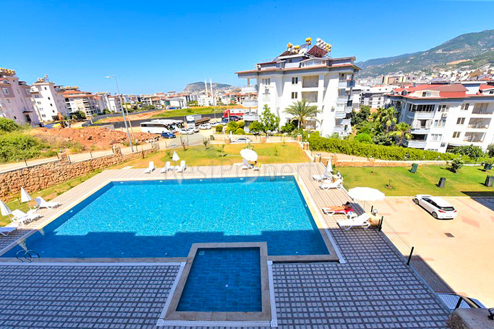 Apartment 1+1, in the Oba area.