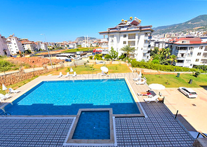 Apartment 1+1, in the Oba area.