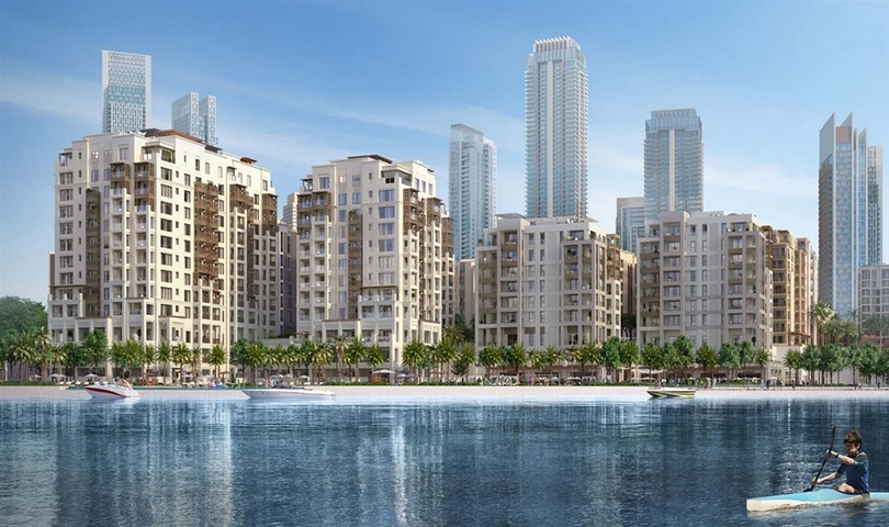 Apartments on the first of its kind urban Creek Beach in Dubai