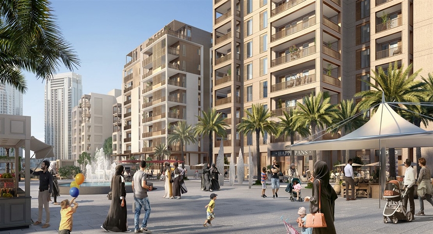 Apartments on the first of its kind urban Creek Beach in Dubai