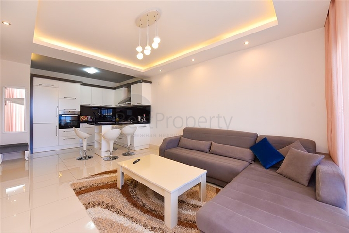 1+1 apartment for rent in one of the complexes of Tosmur district