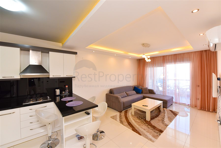 1+1 apartment for rent in one of the complexes of Tosmur district