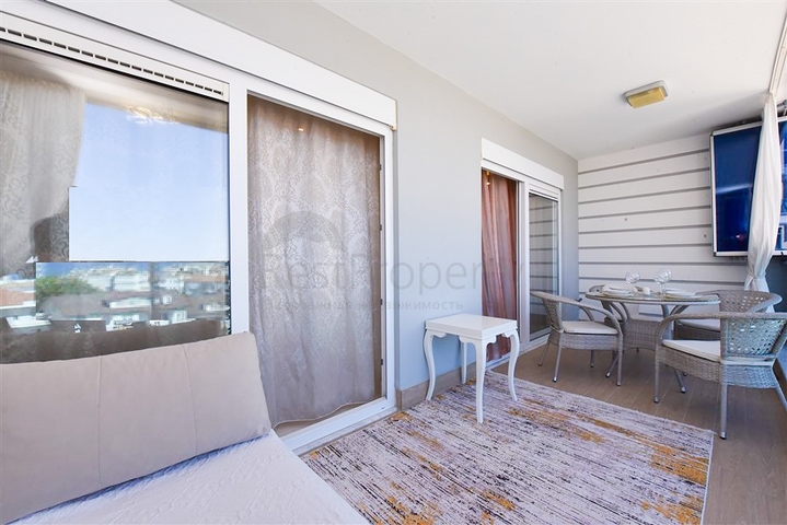 1+1 apartment for rent in one of the complexes of Tosmur district