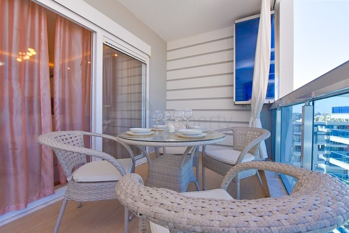 1+1 apartment for rent in one of the complexes of Tosmur district