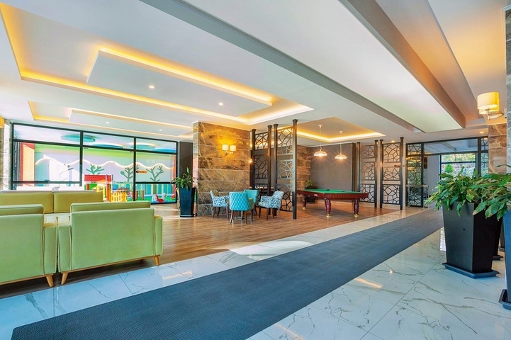 1+1 apartment for rent in one of the complexes of Tosmur district