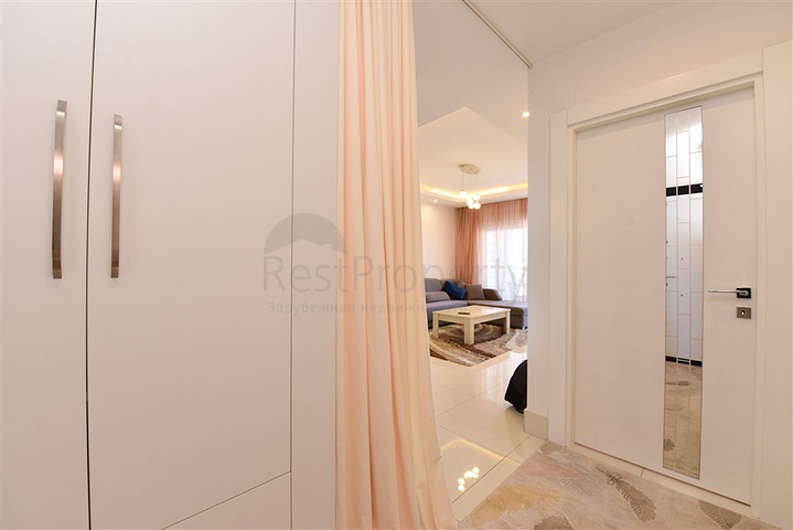 1+1 apartment for rent in one of the complexes of Tosmur district