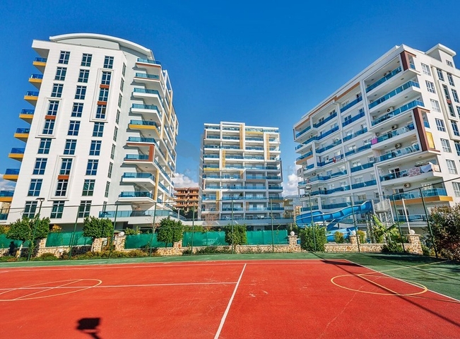 1+1 apartment for rent in one of the complexes of Tosmur district