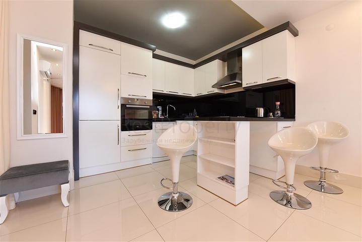 1+1 apartment for rent in one of the complexes of Tosmur district