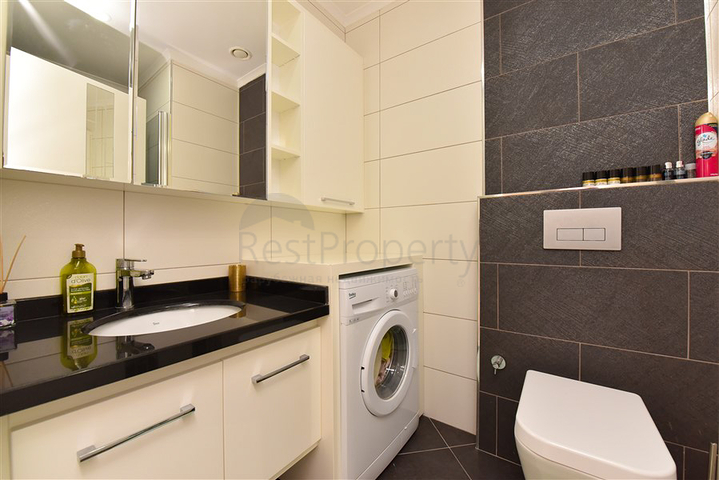 1+1 apartment for rent in one of the complexes of Tosmur district