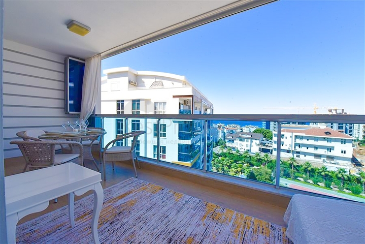 1+1 apartment for rent in one of the complexes of Tosmur district