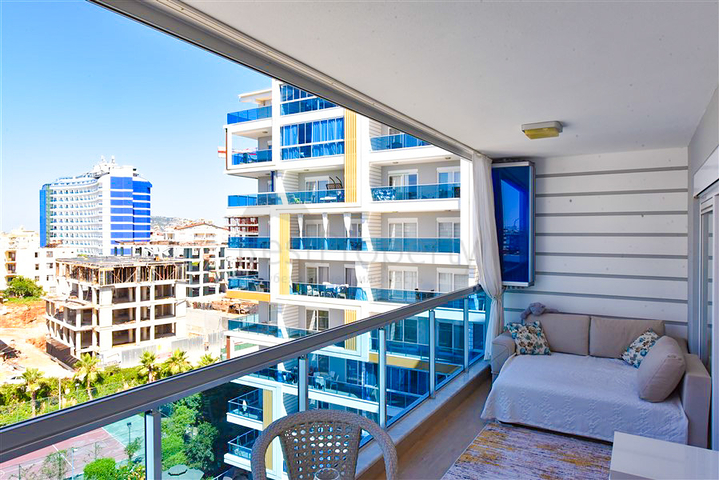 1+1 apartment for rent in one of the complexes of Tosmur district