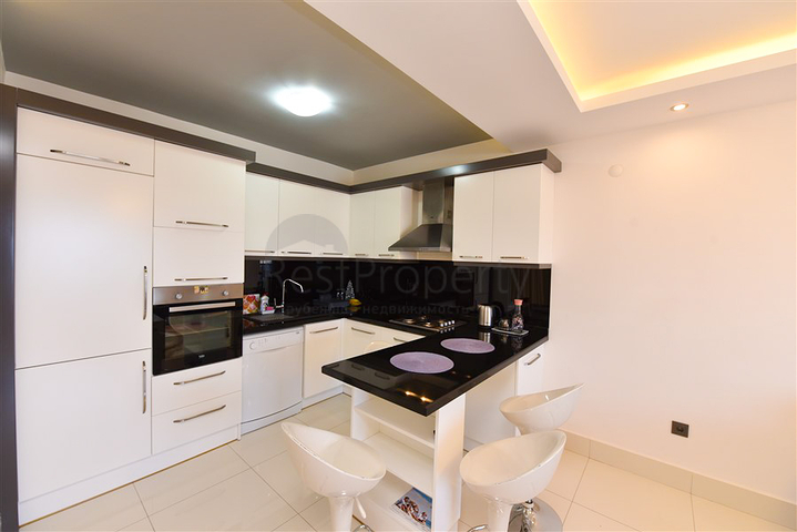 1+1 apartment for rent in one of the complexes of Tosmur district