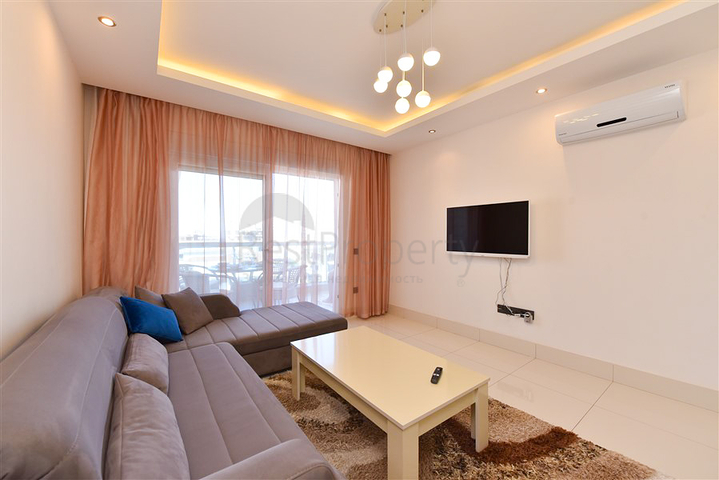 1+1 apartment for rent in one of the complexes of Tosmur district