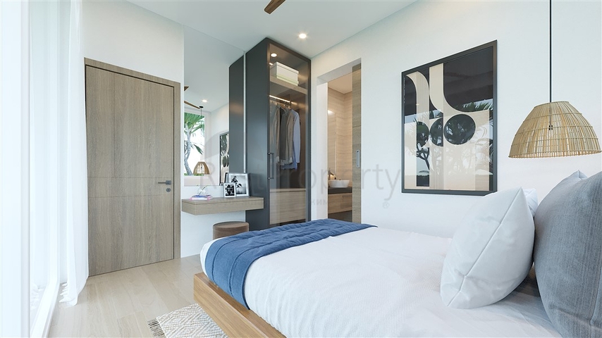 Three-bedroom villas with private pool 10 minutes from the sea