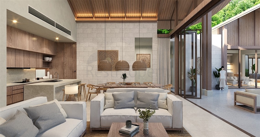 Luxury villas in the western part of Phuket island