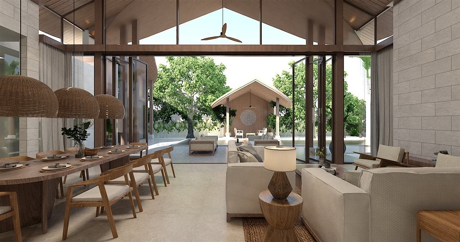 Luxury villas in the western part of Phuket island