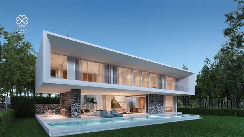 Luxury villa complex in a picturesque area