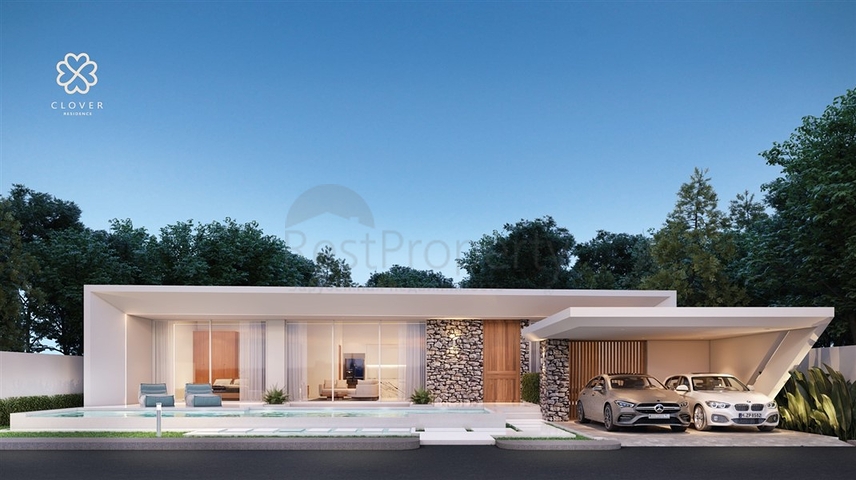 Luxury villa complex in a picturesque area