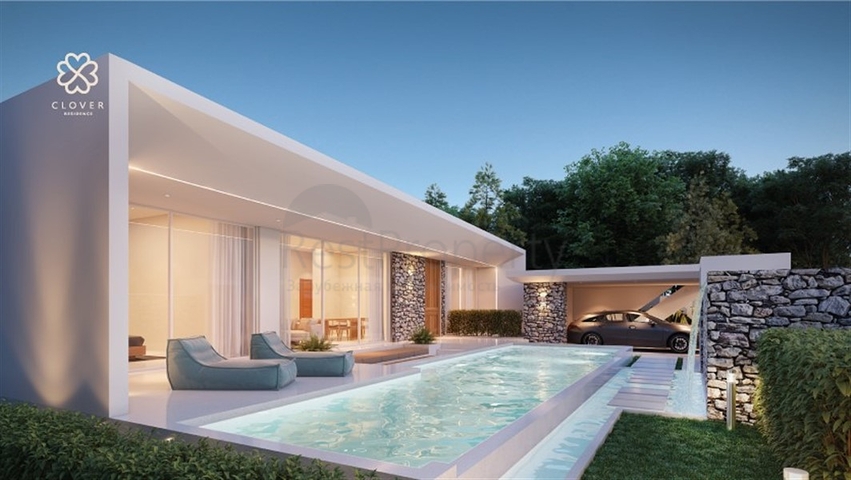 Luxury villa complex in a picturesque area