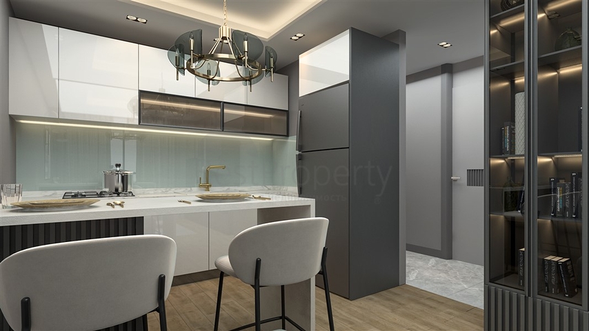 An attractive project 600 m from the sea in Mersin