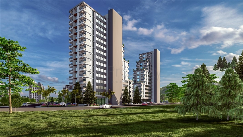 An attractive project 600 m from the sea in Mersin