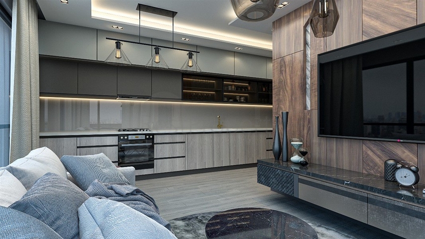 An attractive project 600 m from the sea in Mersin