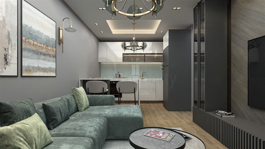 An attractive project 600 m from the sea in Mersin