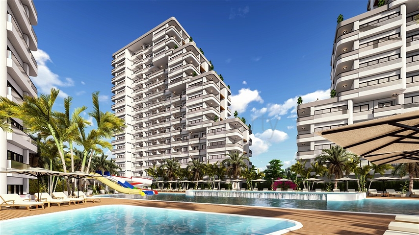 An attractive project 600 m from the sea in Mersin