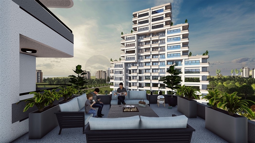 An attractive project 600 m from the sea in Mersin