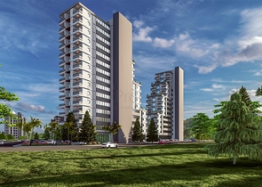An attractive project 600 m from the sea in Mersin