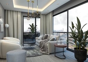 An attractive project 600 m from the sea in Mersin