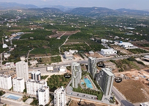 An attractive project 600 m from the sea in Mersin