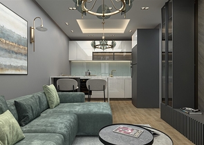 An attractive project 600 m from the sea in Mersin