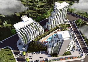 An attractive project 600 m from the sea in Mersin