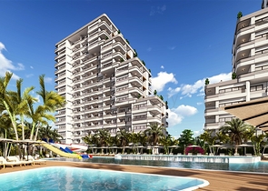 An attractive project 600 m from the sea in Mersin
