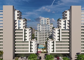 An attractive project 600 m from the sea in Mersin