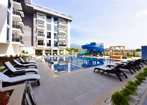 New apartment in the Oba area in a complex with infrastructure