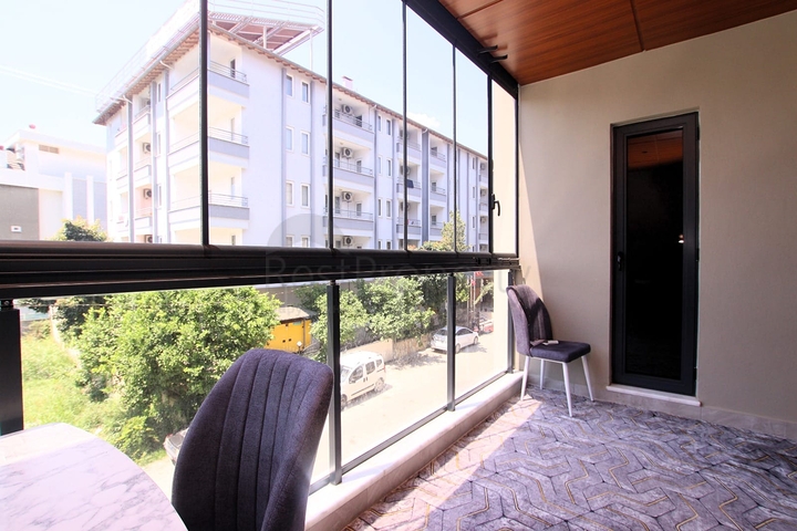 Furnished 1+1 apartment in a new complex on Cleopatra