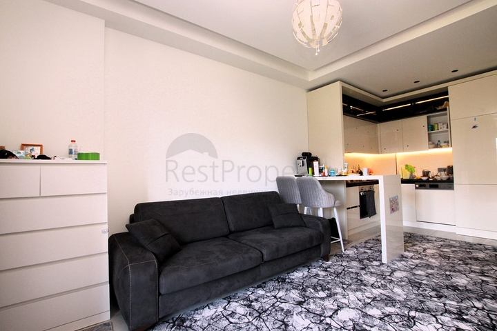 Furnished 1+1 apartment in a new complex on Cleopatra