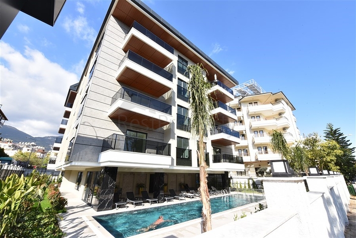 Furnished 1+1 apartment in a new complex on Cleopatra